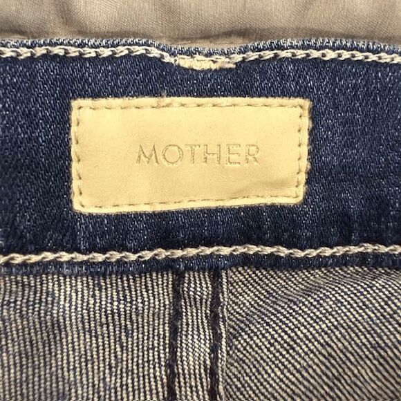 Mother Jeans High Waisted Rascal Ankle Slit Flip Double Shot Espresso Size 27 - Picture 7 of 16